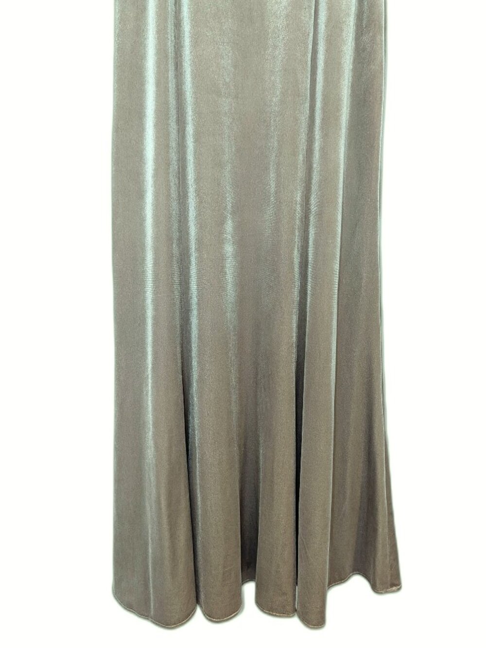 Revelry | Riley Convertible Velvet Dress Formal Sage Green | Size 12 - Picture 5 of 10